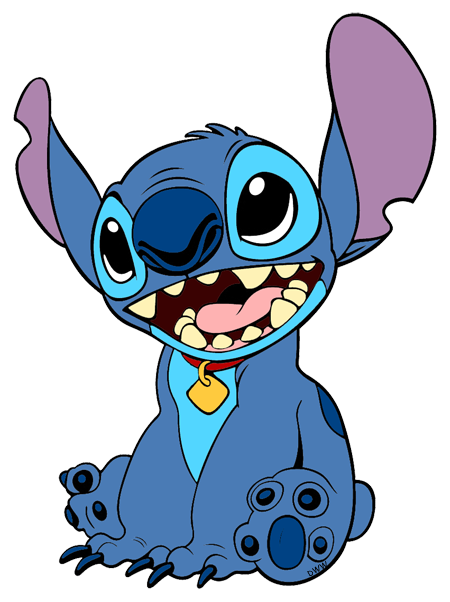Stitch sonriendo